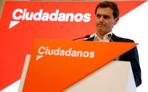 Ciudadanos leader Albert Rivera - Credit: REUTERS/Susana Vera