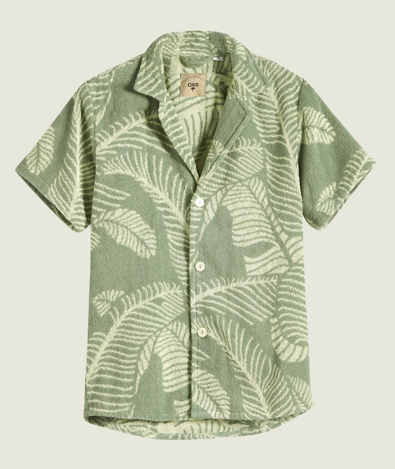 <p><a href="https://oascompany.com/us/banana-leaf-cuba-terry-shirt?dema_id=17126948110&gclid=Cj0KCQjw27mhBhC9ARIsAIFsETH-EOTC1aeRwQNet5FQwi4ixN6_ReivLwqsaM19UirpnM3fhWVV6BIaAgHDEALw_wcB" rel="nofollow noopener" target="_blank" data-ylk="slk:Shop Now;elm:context_link;itc:0;sec:content-canvas" class="link ">Shop Now</a></p><p>Banana Leaf Cuba Terry Shirt</p><p>oascompany.com</p><p>$130.00</p>