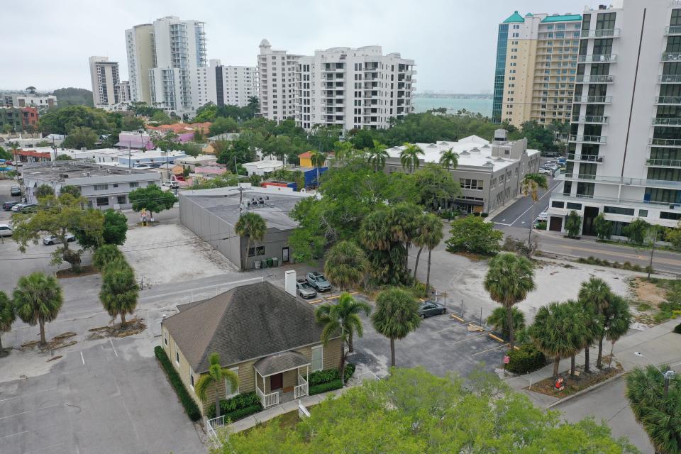 The historic McAlpin house/home is located at 1530 Cross St. in the heart of downtown Sarasota.