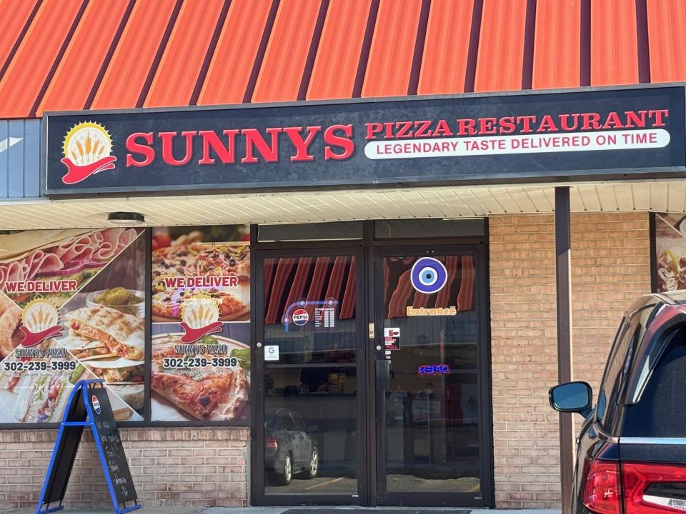 Sunnys Restaurant in Hockessin took over the site of a former Pat's Pizza. It is a BYOB and in addition to pizza and pastas also offers several Turkish dishes and a "Mediterranean" menu.
