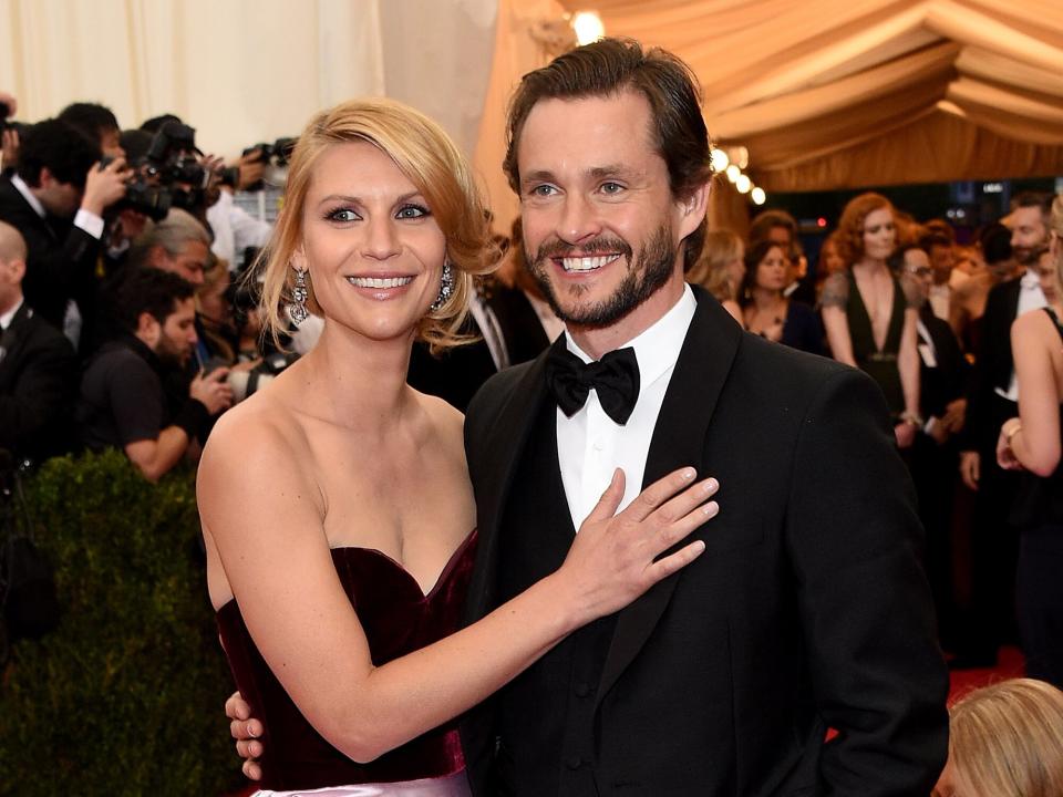 Claire Danes (L) and Hugh Dancy attend the "Charles James: Beyond Fashion" Costume Institute Gala at the Metropolitan Museum of Art on May 5, 2014 in New York City