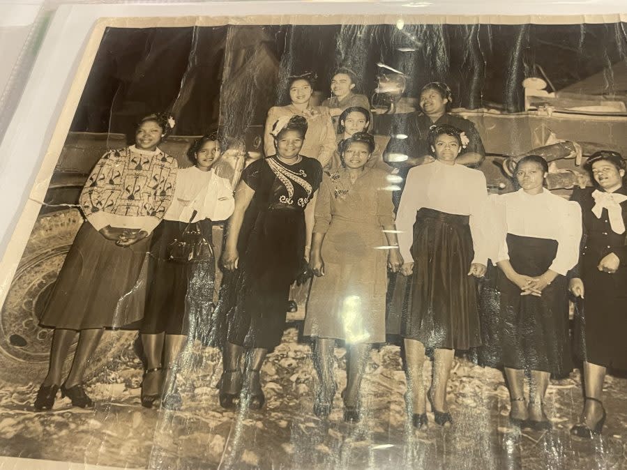 <em>Women’s Auxiliary <br>(Photo courtesy of Edna Hawkins Hendrix)</em>