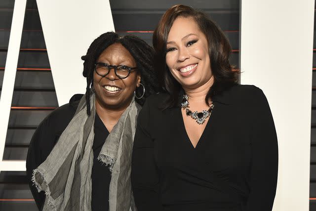 <p>John Shearer/Getty Images</p> Whoopi Goldberg (left) and Alex Martin in 2016