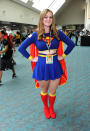 <p>Cosplayer dressed as Supergirl at Comic-Con International on July 20 in San Diego. (Photo: Albert L. Ortega/Getty Images) </p>