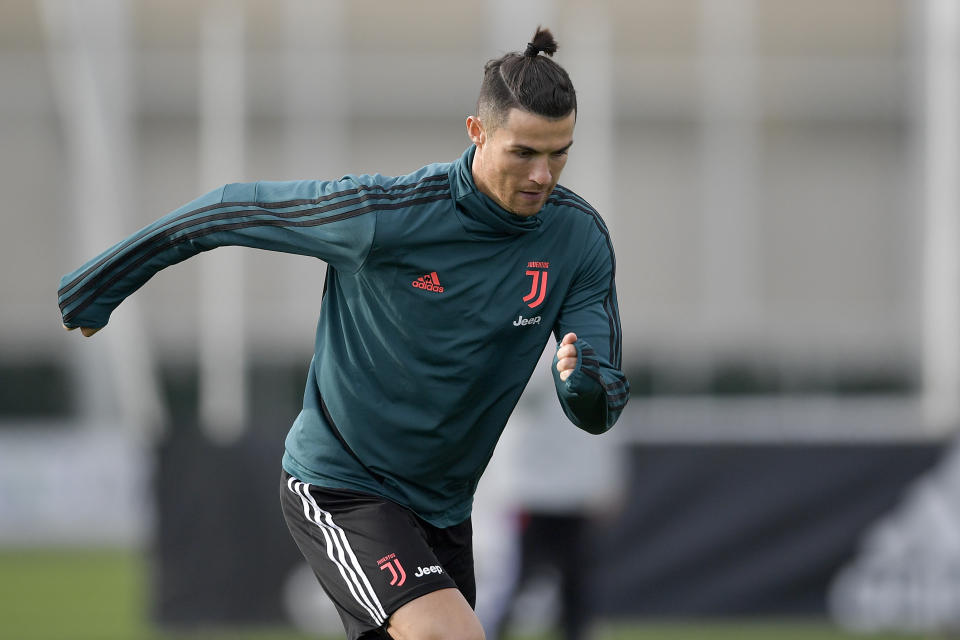 Cristiano Ronaldo lässt keine Gelegenheit zum Training aus. (Bild: Getty Images)