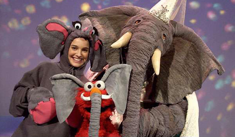 <p>Nominated for: Actress in a Motion Picture, Drama, Jackie Embarrassing Role: Amazingly, Natalie Portman once appeared on Sesame Street… dressed in an enormous elephant costume. Absolutely glorious and completely bonkers. </p>