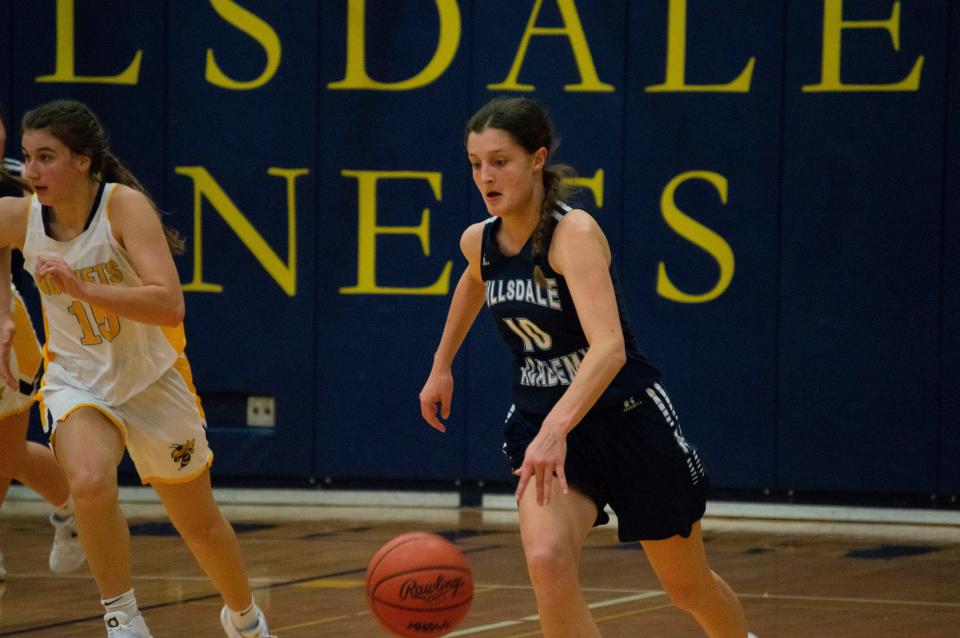 Hillsdale Academy senior (10) Ava King is a first team 2023-24 All-Area Dream Team honoree.