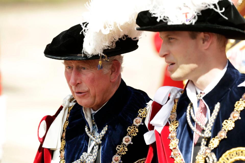 El Príncipe de Gales ya es rey y el duque de Cambridge, el heredero al trono (Matt Dunham/PA) (PA Archive)