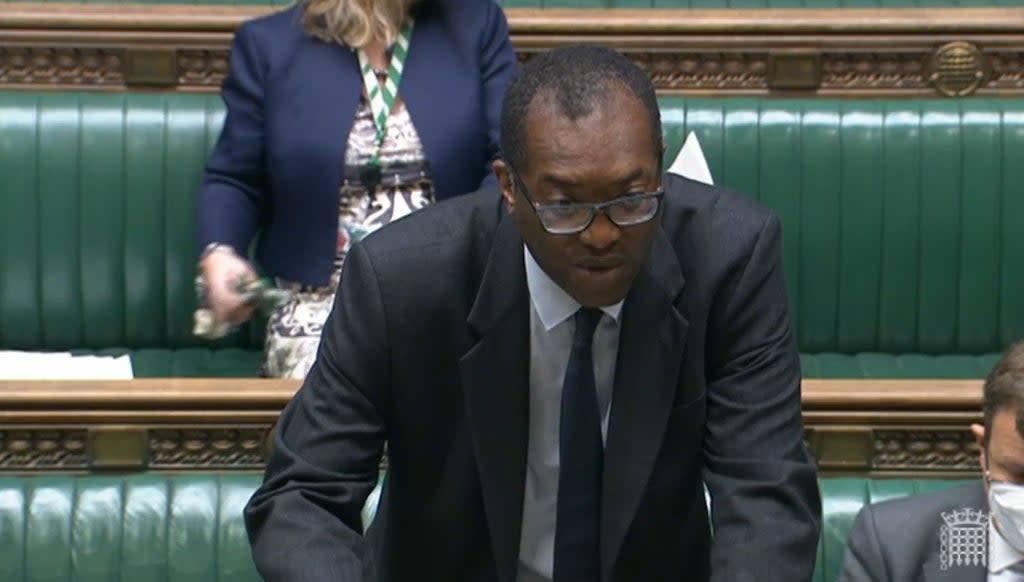 Business Secretary Kwasi Kwarteng has been accused of not sufficiently responding to energy suppliers’ pleas for support (House of Commons/PA) (PA Wire)