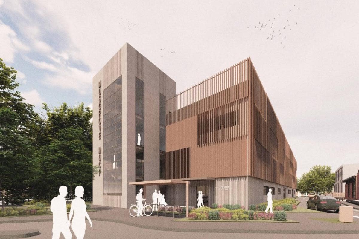 The Somerset NHS Foundation Trust teased plans for a second multi-storey car park in early-February, which have now been given the go-ahead. <i>(Image: BDP)</i>