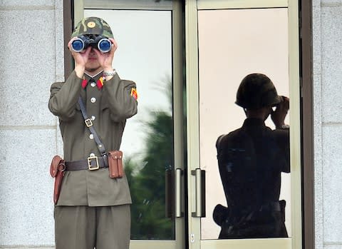 The DMZ has existed since 1953 - Credit: AFP/JUNG YEON-JE