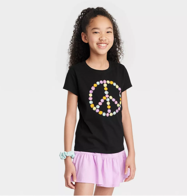 Cat & Jack 'Peace' Graphic T-Shir