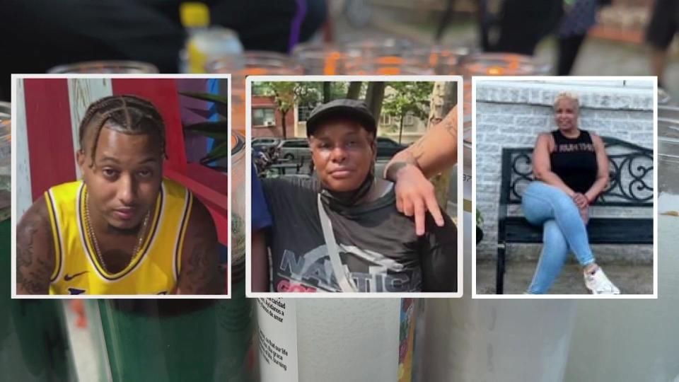 Three people were killed in an alleged drunk driving crash on the Lower East Side on July 4, 2024. Two of the victims have been identified as Herman Pinkney, 38, and his mother Lucille, 59. The third victim has been identified as 43-year-old Ana Morel. / Credit: Photos provided