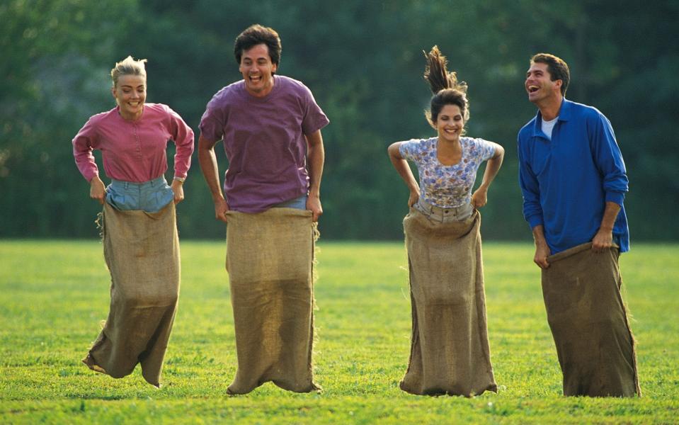 Sack race? Oh, let someone else win for a change - Stockbyte