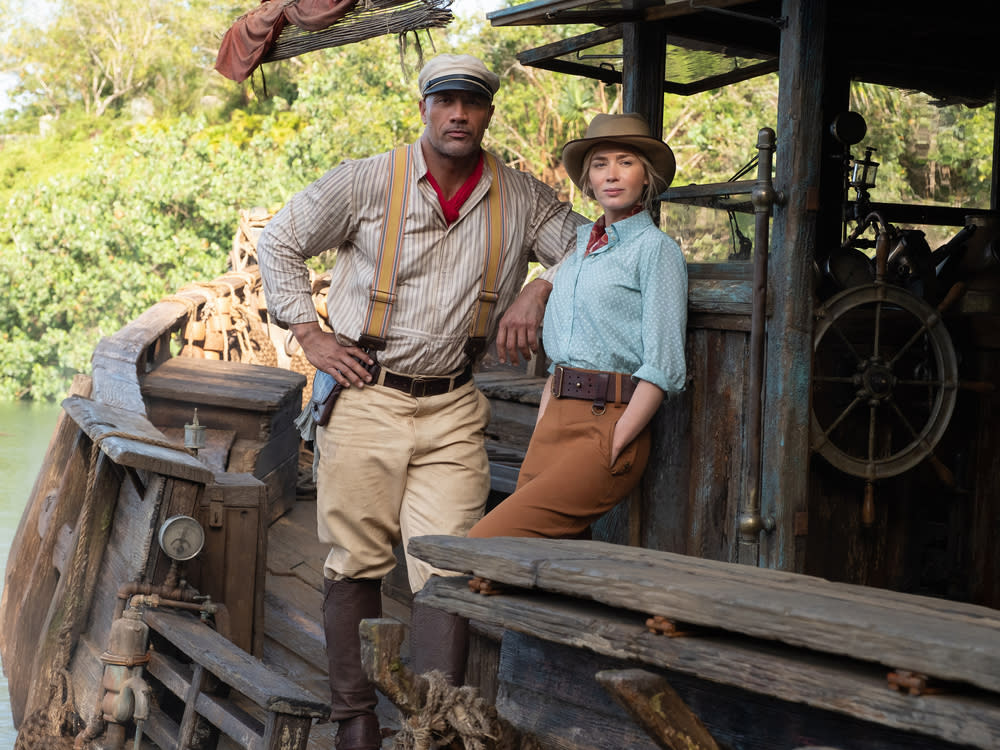 Dwayne "The Rock" Johnson und Emily Blunt spielen die Hauptrollen in Disneys "Jungle Cruise". (Bild: 2020 Disney Enterprises, Inc. All Rights Reserved.)