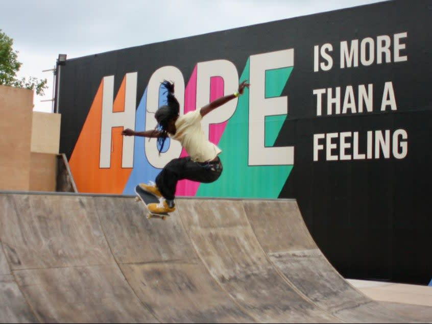 Hope is more than a feeling at Glastonbury (Glastonbury Festival/Tom Widd)