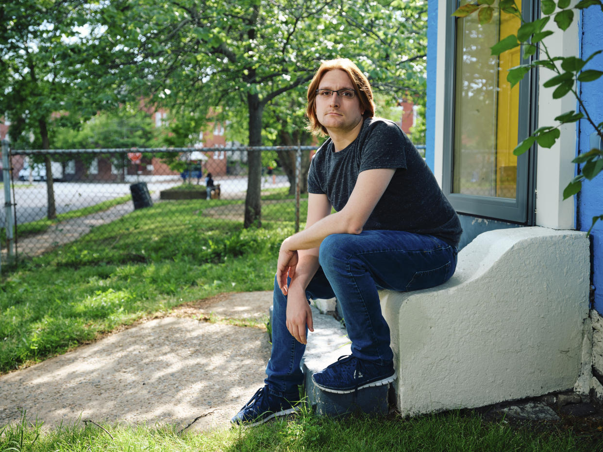 Chris Nunn, who says he has too little credit and too much debt to buy a home, and his rent keeps rising, in Louisville, Ky., May 9, 2024. (David Kasnic/The New York Times)