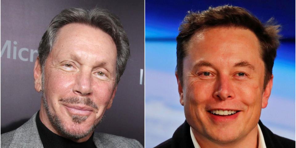 Larry Ellison Elon Musk