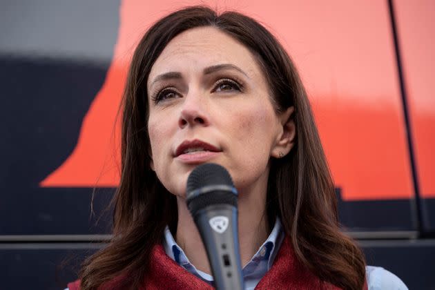 Tudor Dixon, a former talking head, did not beat Gretchen Whitmer in Michigan's governor race. (Photo: Sarah Rice/Getty Images)