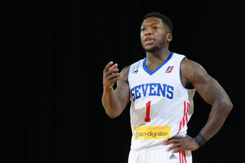 Nate Robinson played for the G League’s Delaware 87ers in 2017. (Getty Images)