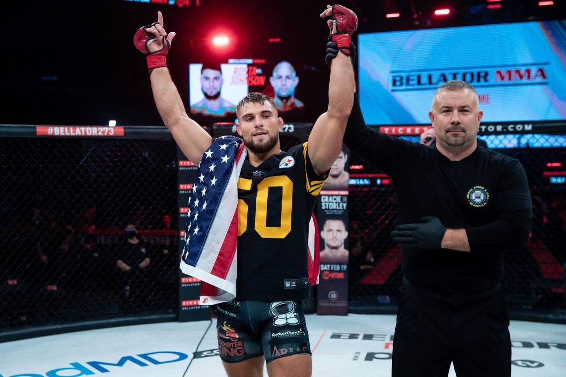 Dalton “Hercules” Rosta of American Top Team is on the main card of Bellator MMA 289 on Dec. 9 on Showtime.