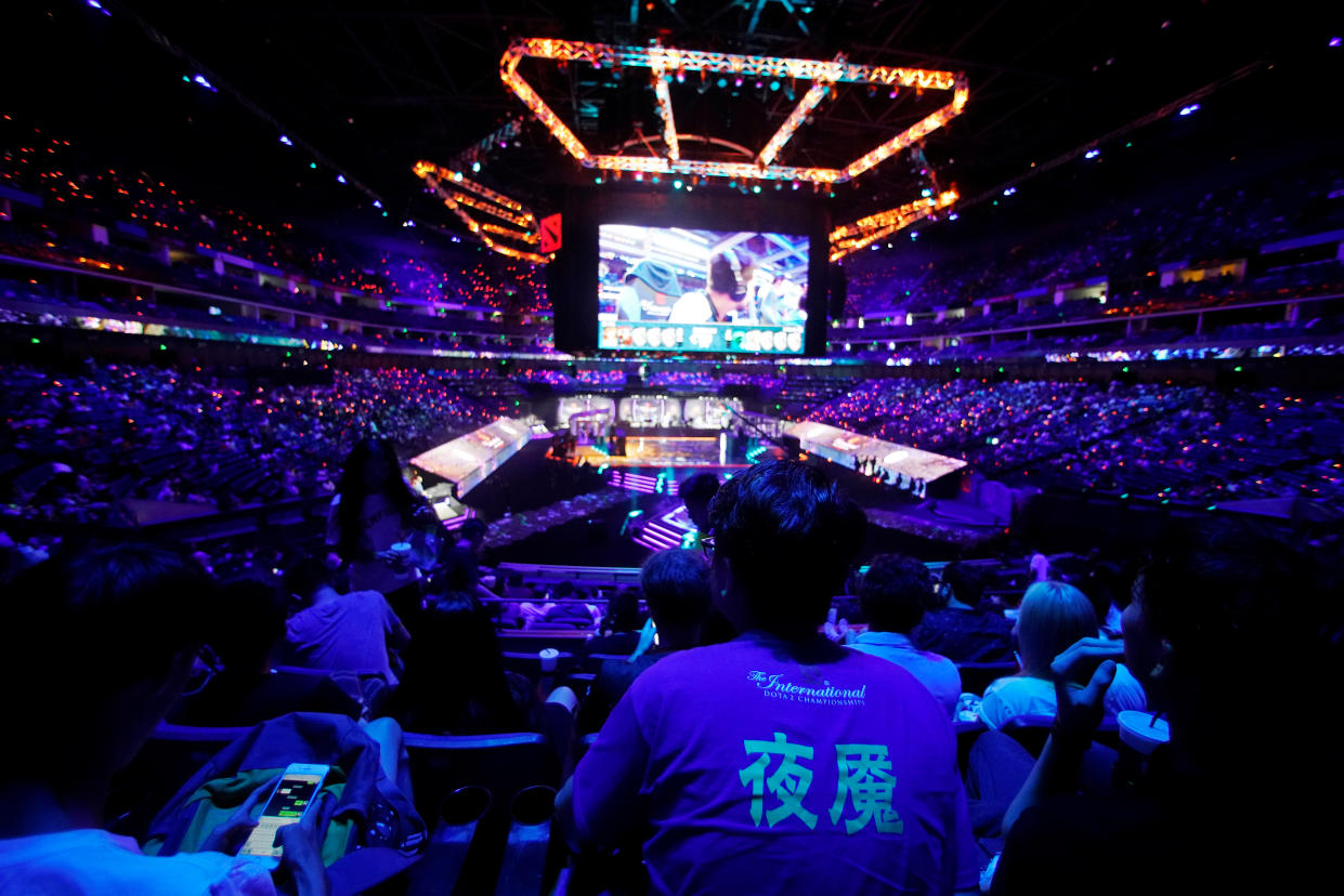 Esports - The International Dota 2 World Championships - Mercedes-Benz Arena, Shanghai, China - August 25, 2019. General view on finals day. REUTERS/Aly Song