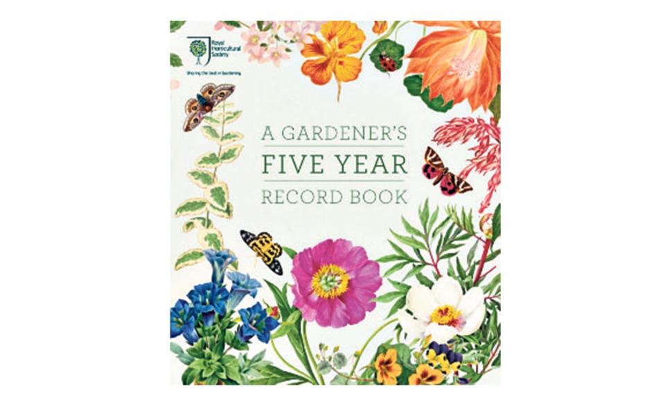 Five-year Record Book, £15, shop.rhs.org.uk