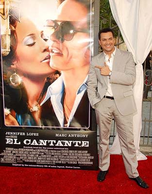 Victor Manuelle at the San Juan, Puerto Rico premiere of Picturehouse's El Cantante