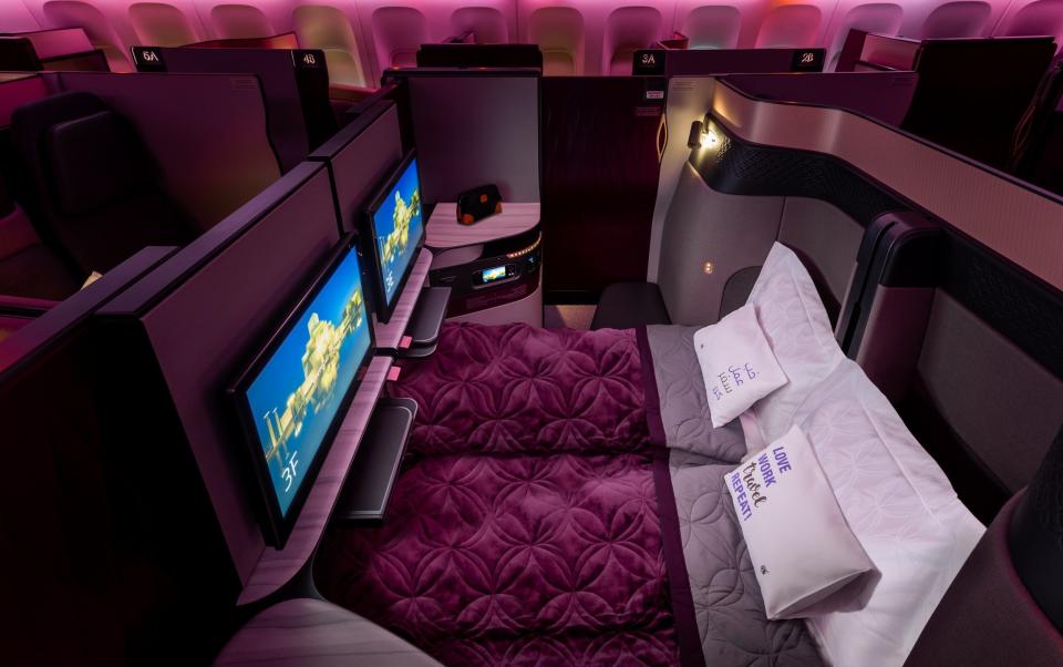 A planned overhaul of passenger cabins could include the installation of the airline's new super-luxurious Q Suite business class seats