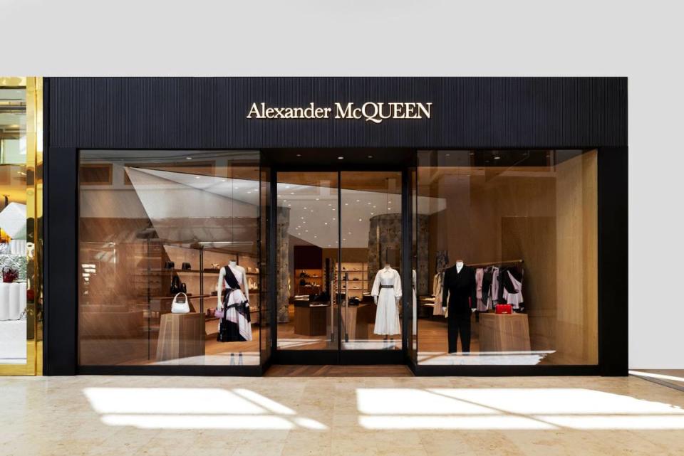 Upscale retailer Alexander McQueen opened its first North Carolina store at SouthPark mall.