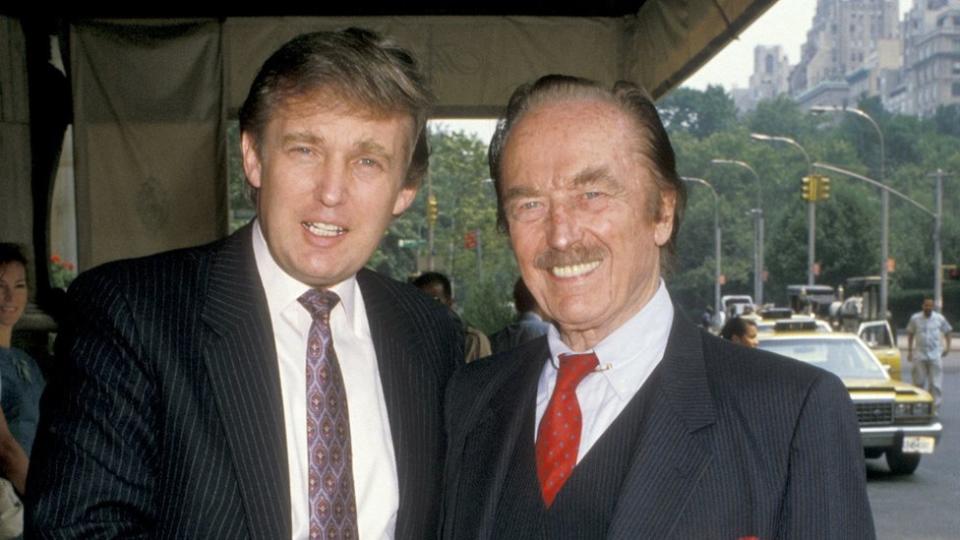 Donald y Fred Trump
