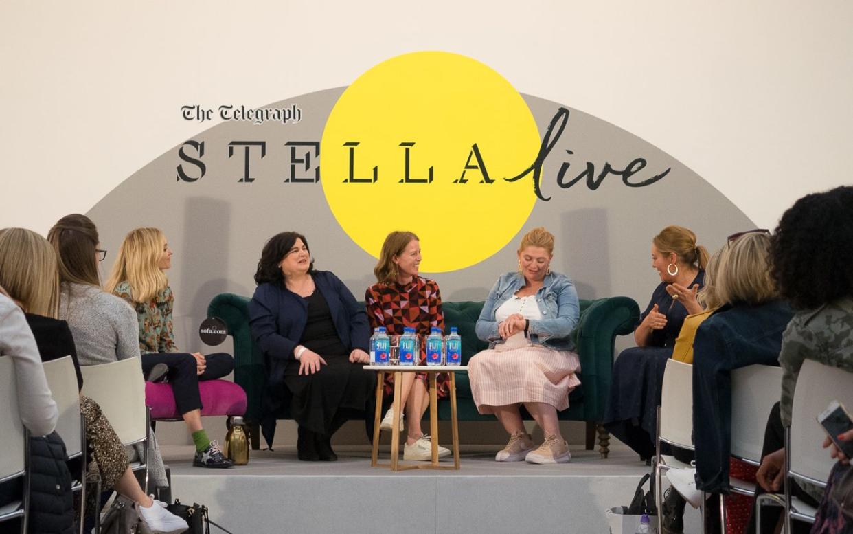 Fearne Cotton, Diana Henry, Bryony Gordon and the Midults on the main stage at Stella Live 2019 - Daniel Hambury