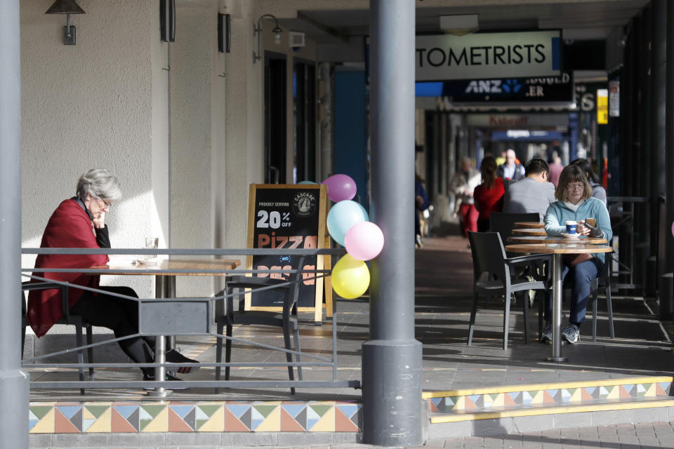 Cafes are now allowed to serve coffee and food outside with the eased Covid-19 restrictions in Adelaide. Source: AAP