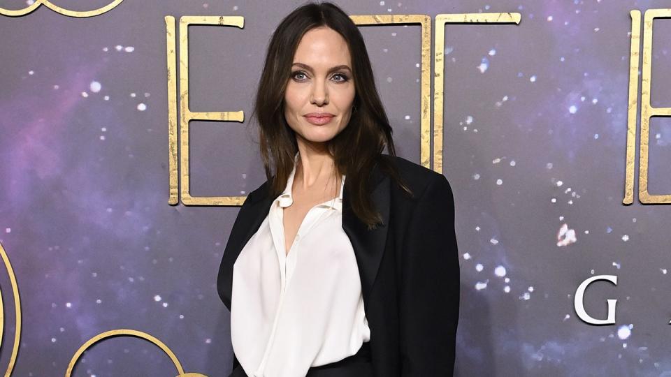 Angelina Jolie at the premiere of "The Eternals"