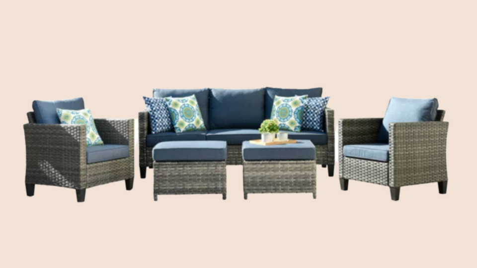 This patio set is one of many great furniture pieces on sale today at Walmart.