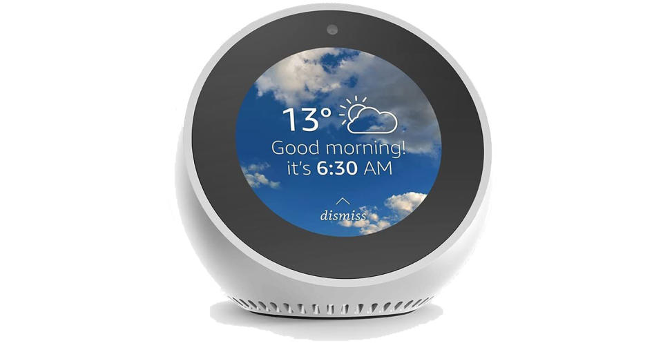 Amazon Echo Spot, Smart Alarm Clock with Alexa