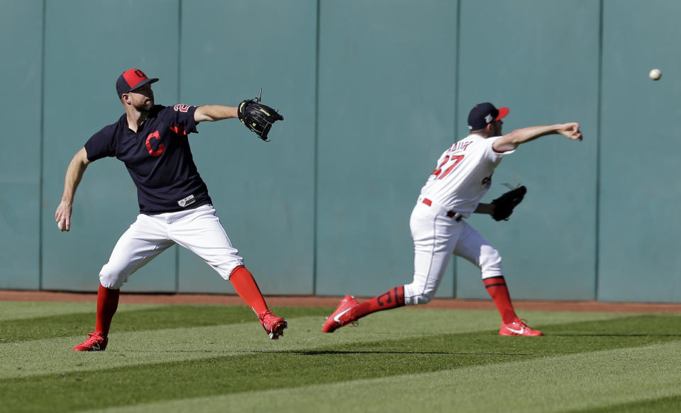 The Cleveland Indians continue to explore dealing Trevor Bauer or Corey Kluber this offseason. (AP)