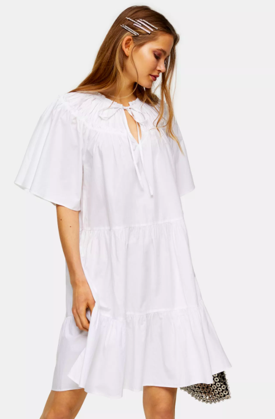 Topshop student discount - Poplin Smock Mini Dress