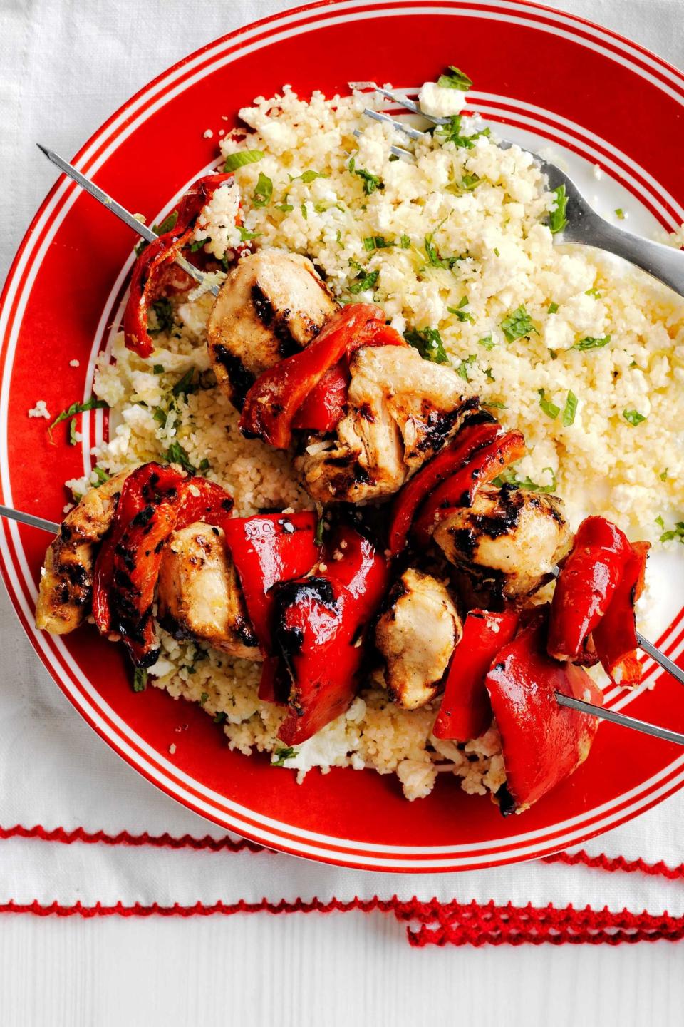 Yogurt-Marinated Chicken Kabobs