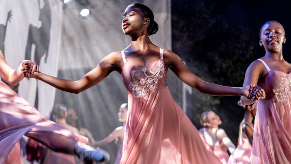 Ballet dancers performing at Joburg Zoo, Johannesburg, South Africa - Friday 8 December 2023