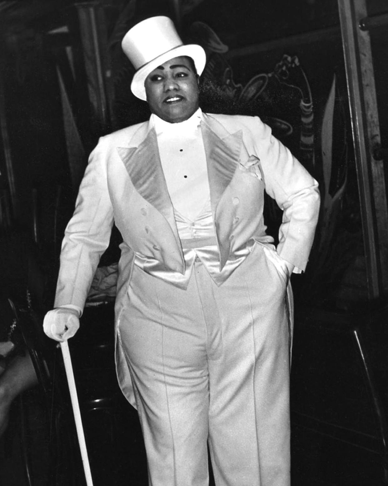 Gladys Bentley backstage at the Ubangi Club in New York City (Michael Ochs Archives / Getty Images)