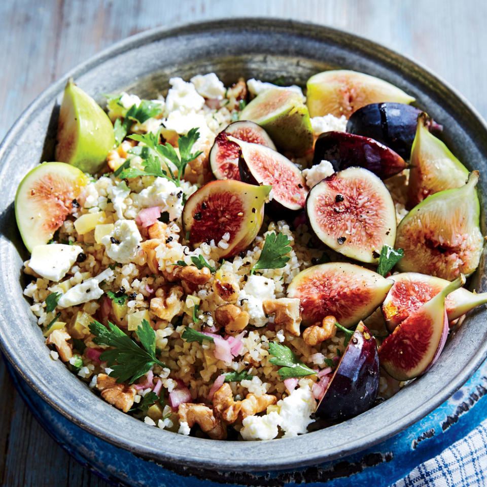 Bulgur Salad with Figs and Preserved Lemon