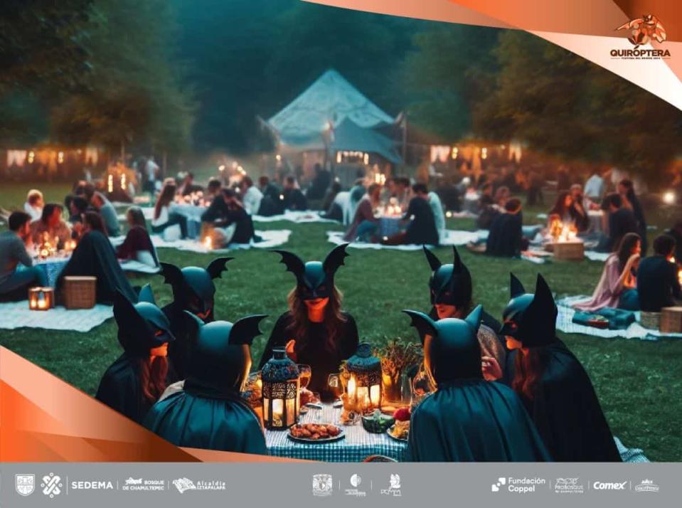 picnic nocturno chapultepec 2024 marzo murcielagos