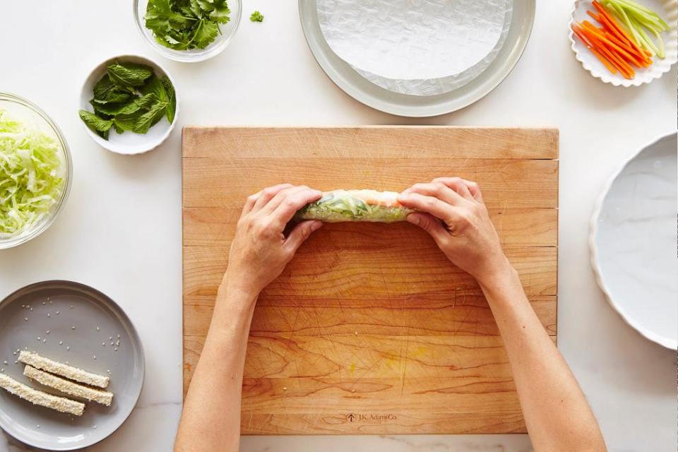 How to Wrap Fresh Spring Rolls