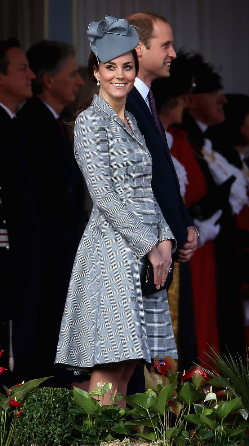 2014: Kate Middleton (pregnant with Princess Charlotte)