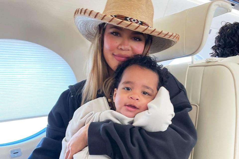 <p>Khloe Kardashian/Instagram</p> Khloé Kardashian and son Tatum 