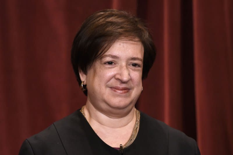Associate Justice Elena Kagan turns 64 on April 28. File Photo by Olivier Douliery/UPI