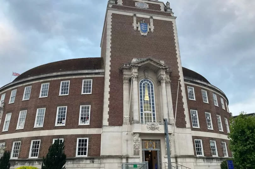 The Guildhall which is Kingston Council's headquarters, Kingston upon Thames