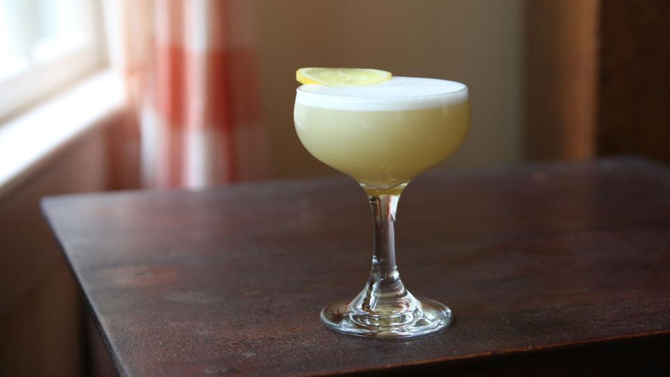 Elderflower Scotch Sour