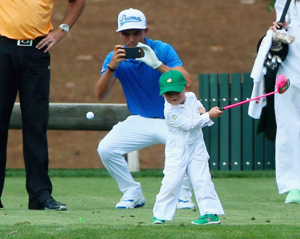 Rickie Fowler at the Masters